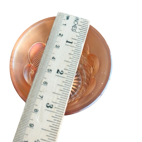 Vintage Northwood Marigold Carnival Glass Oriental Poppy Tumblers Set Of Six 6 - Picture 9 of 12